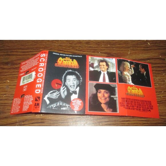 Scrooged Original Soundtrack on cassette (A & M Records Canada, 1988) - Picture 3 of 4